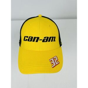 Can-Am Kappa Go Fas Racing Hat #32 NASCAR Team Cap Yellow Black Adjustable NWT